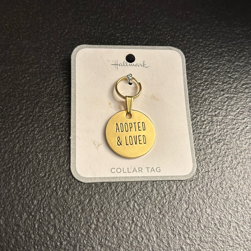 Hallmark Adopted & Loved Collar Tag